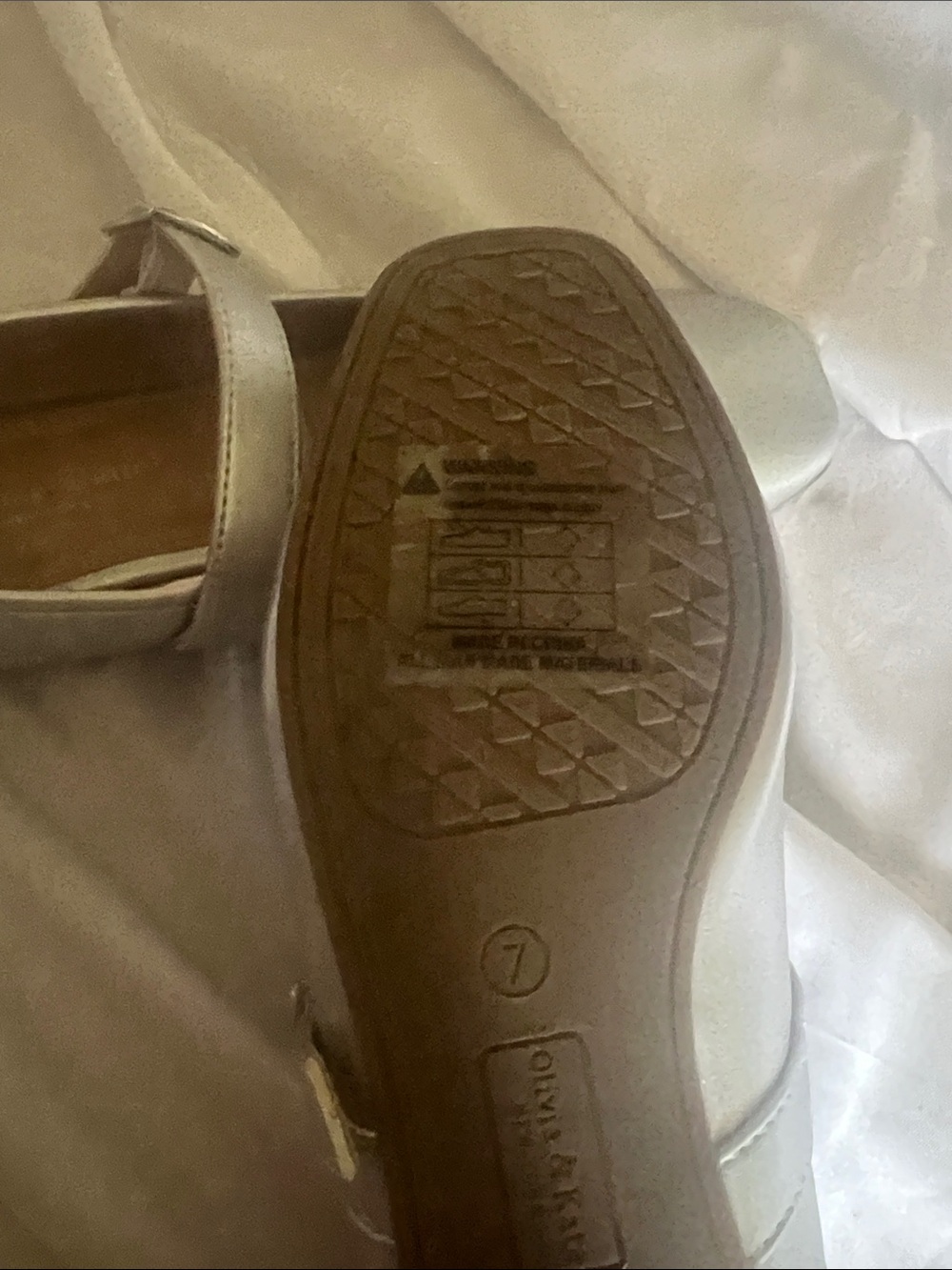 Olivia & Kate Silver Mary Jane Ballet Flats - Picture 5 of 5